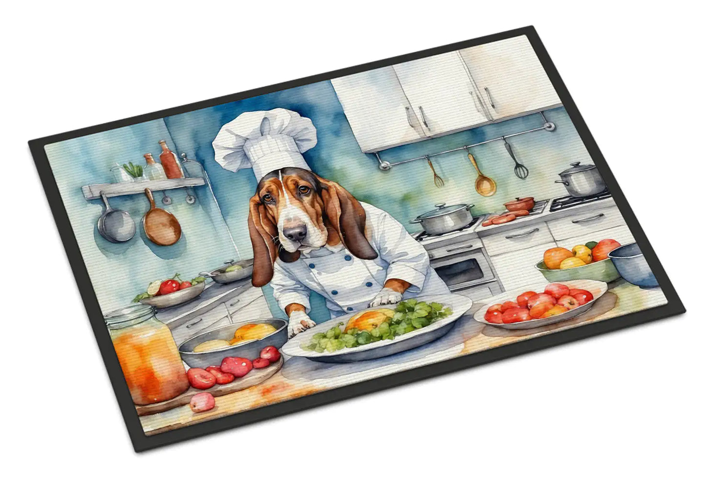 Basset Hound The Chef Doormat