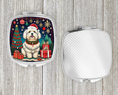 Coton De Tulear Christmas Compact Mirror