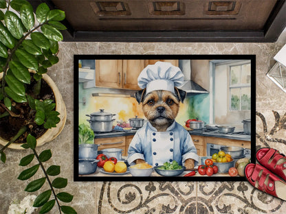 Border Terrier The Chef Doormat