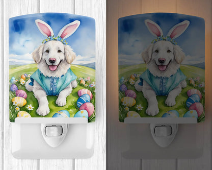 Kuvasz Easter Egg Hunt Ceramic Night Light