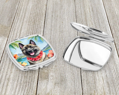 Norwegian Elkhound Luau Compact Mirror