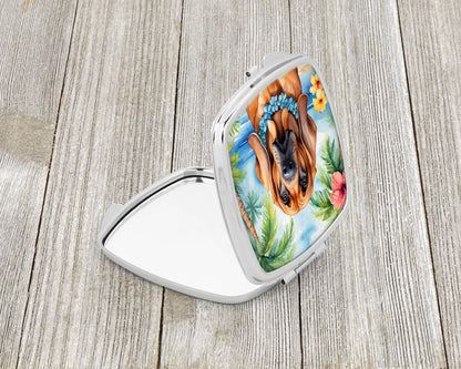 Bloodhound Luau Compact Mirror