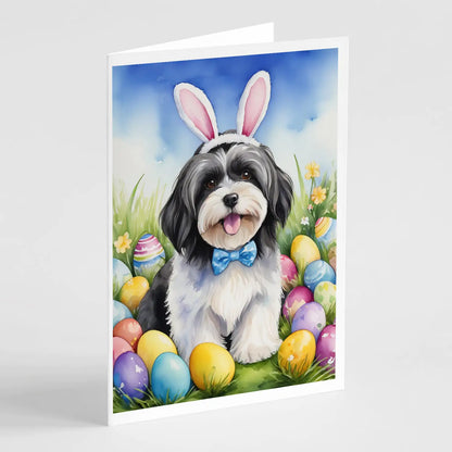 Havanese Easter Egg Hunt Greeting Cards Pack of 8