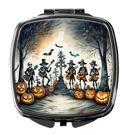 Mariachi Skeleton Band Spooky Halloween Compact Mirror