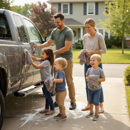 HandMade Cotton Dish Cloths Multi Color Browns