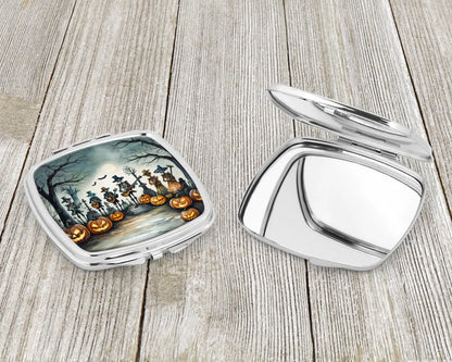 Mariachi Skeleton Band Spooky Halloween Compact Mirror