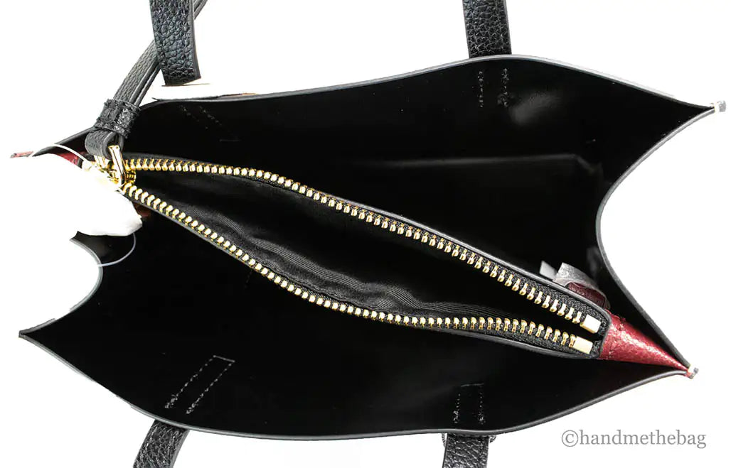 Marc Jacobs Grind Mini Pomegranate Color block Leather Tote