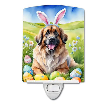 Leonberger Easter Egg Hunt Ceramic Night Light