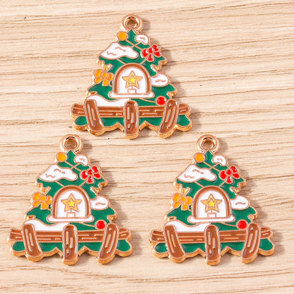 Cartoon Christmas Series Cute Jewelry Pendant
