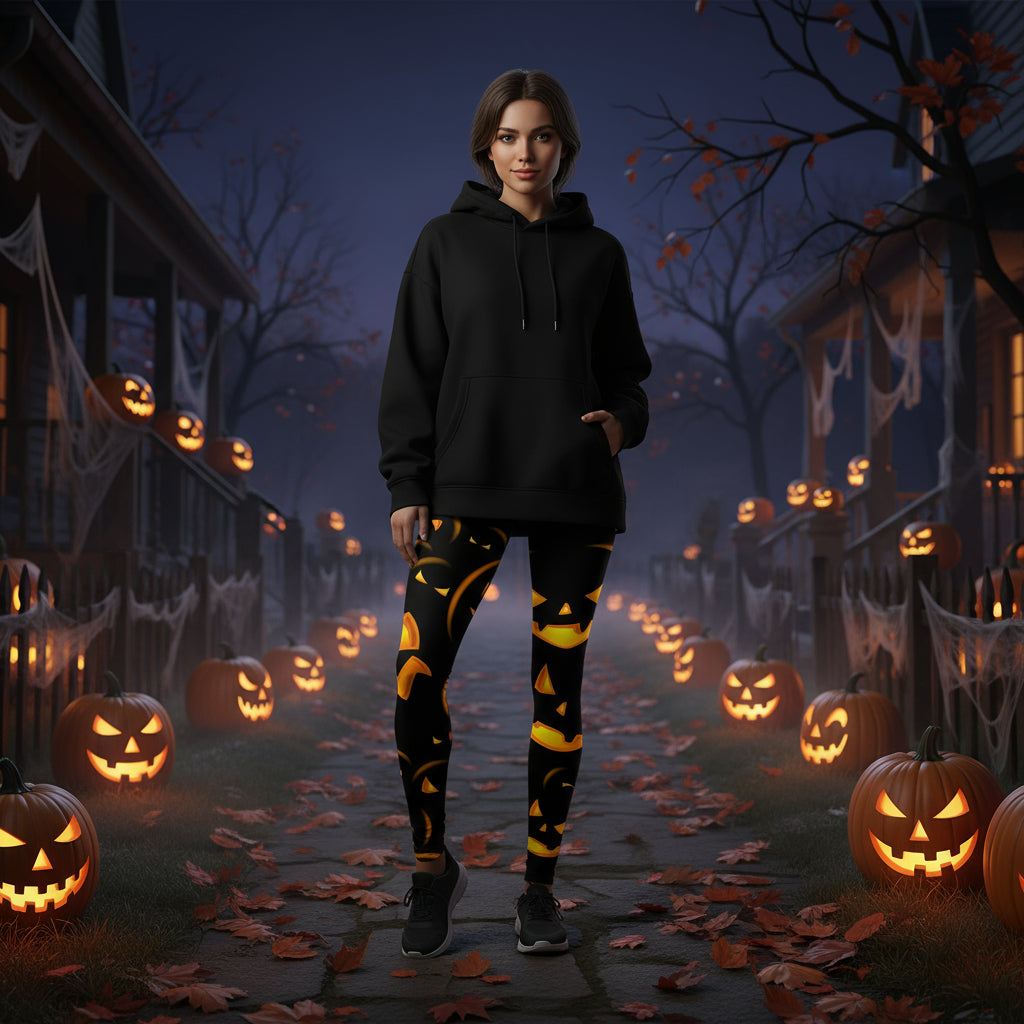 Women's Fashion Halloween Digital Printing Skinny Leggings