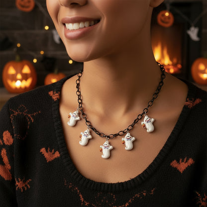 Halloween Necklace Clavicle Chain Female