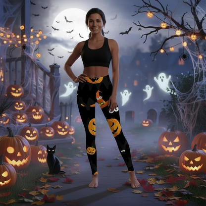 Women's Fashion Halloween Digital Printing Skinny Leggings