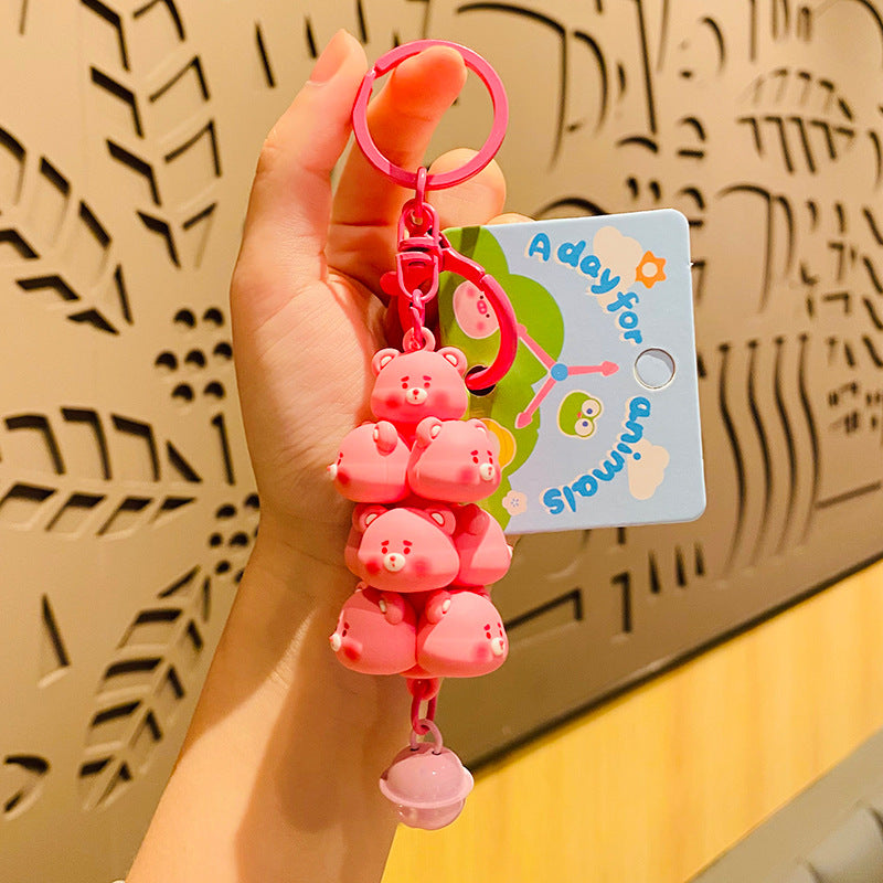 Car Chain Fashion Keychain A Pair Of Handbag Pendant