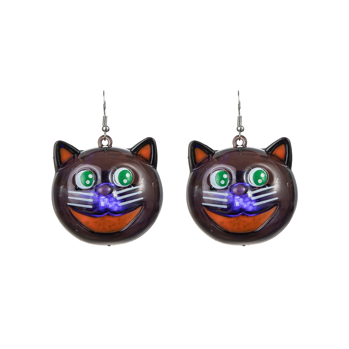 Halloween Led Cat Pendant Glow Necklace