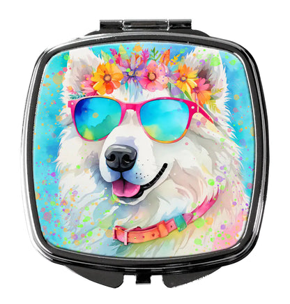 Samoyed Hippie Dawg Compact Mirror