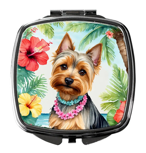 Silky Terrier Luau Compact Mirror