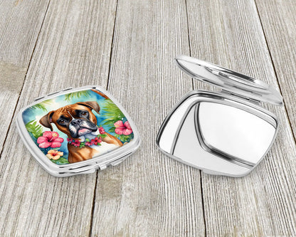 Boxer Luau Compact Mirror