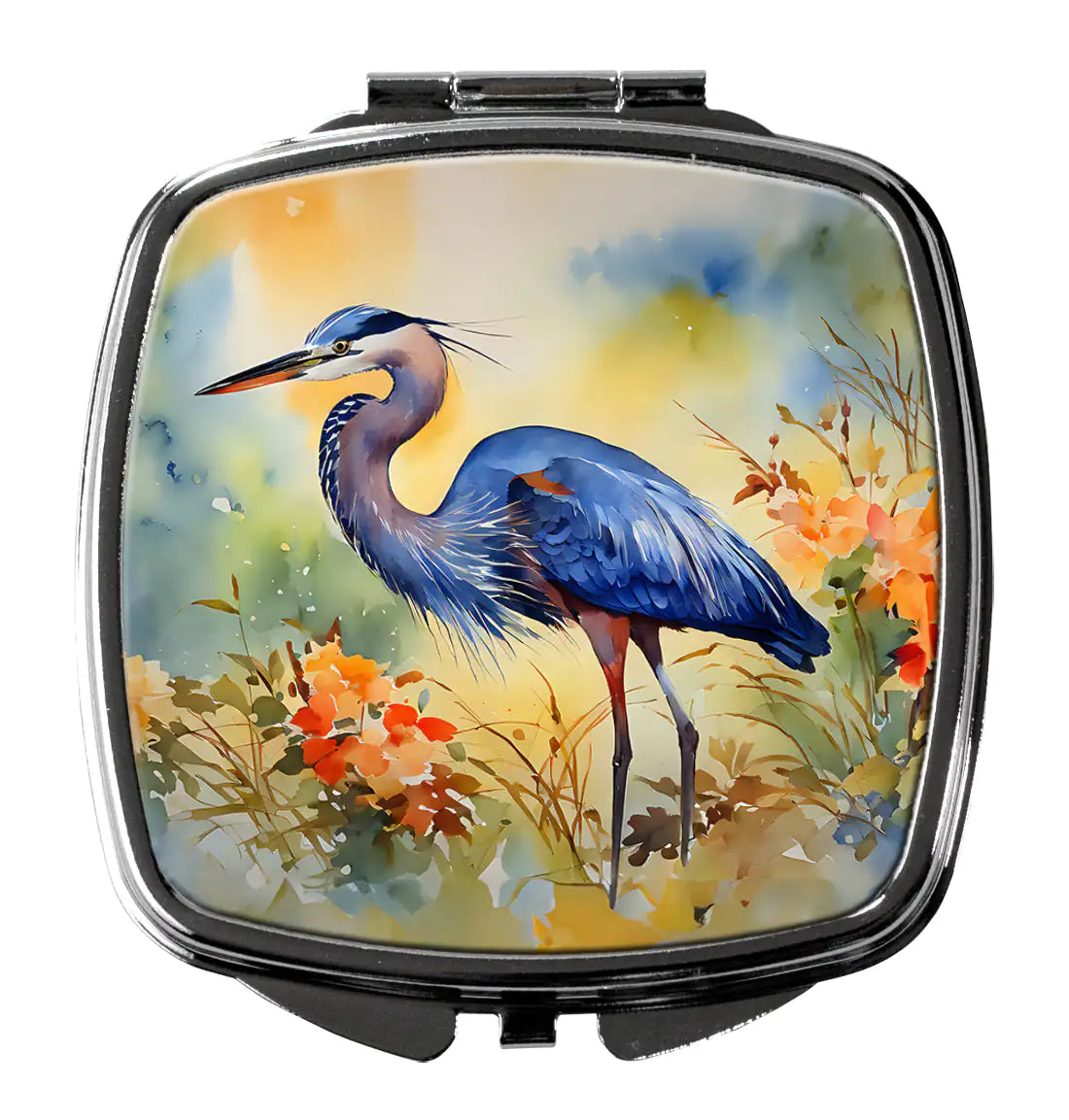Blue Heron Compact Mirror