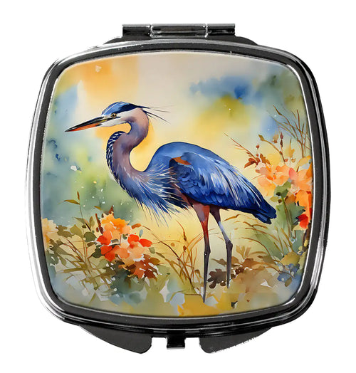 Blue Heron Compact Mirror