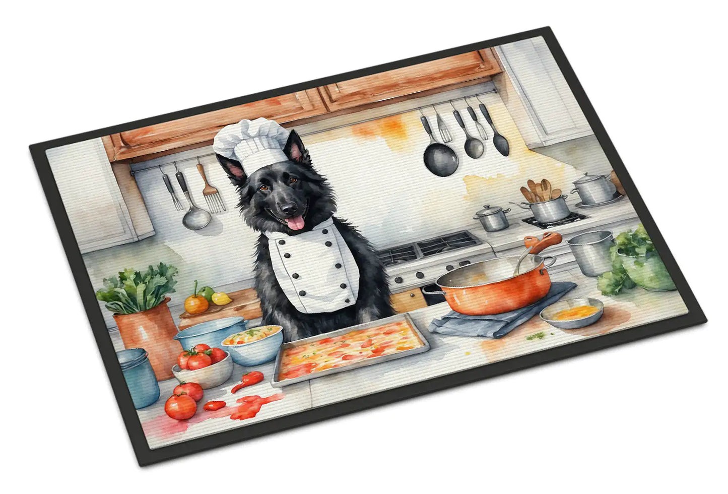 Belgian Sheepdog The Chef Doormat