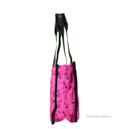 Marc Jacobs X Peanuts Medium Fuchsia Nylon Tote