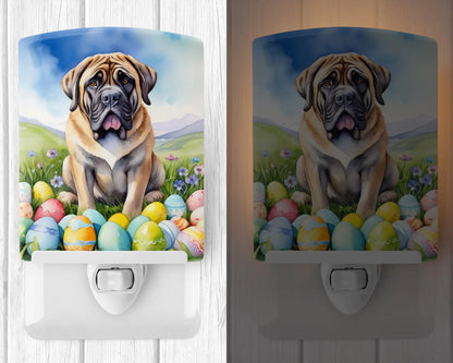 Mastiff Easter Egg Hunt Ceramic Night Light
