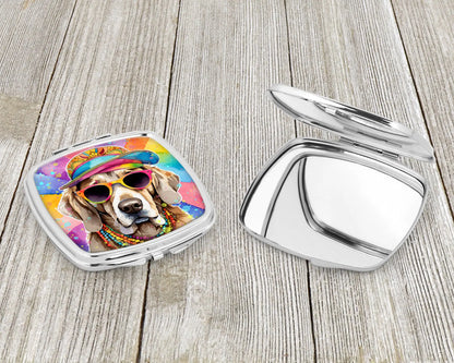 Weimaraner Hippie Dawg Compact Mirror