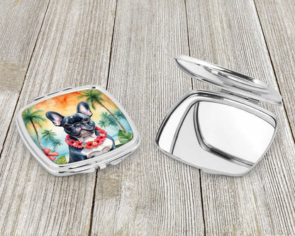 French Bulldog Luau Compact Mirror