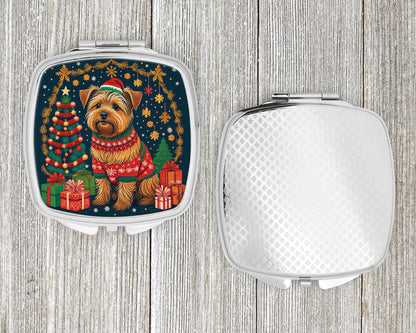 Norfolk Terrier Christmas Compact Mirror