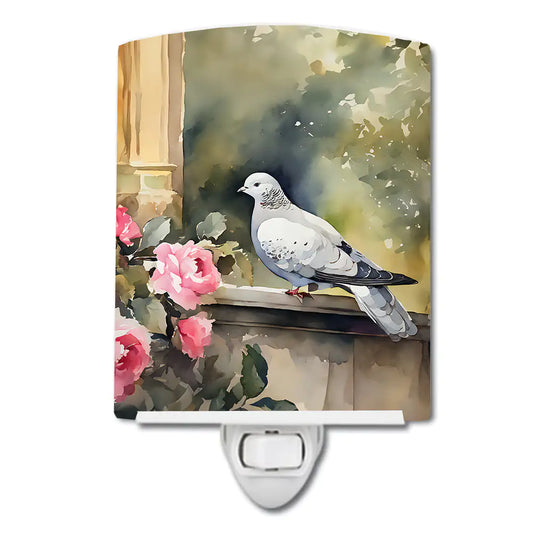 Pigeon Ceramic Night Light