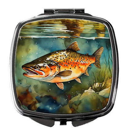 Brown Trout Compact Mirror