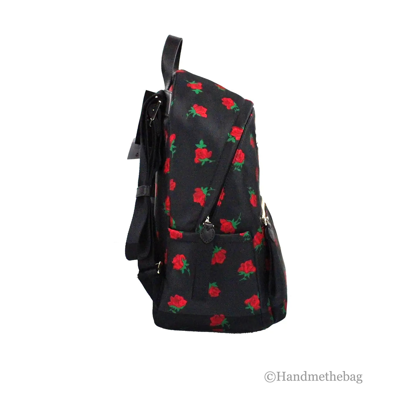 Kate Spade Leila Medium Rose Toss Nylon Dome Backpack