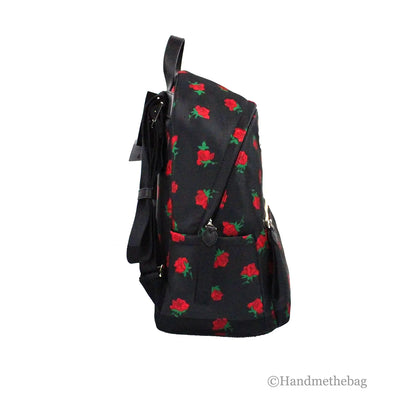 Kate Spade Leila Medium Rose Toss Nylon Dome Backpack