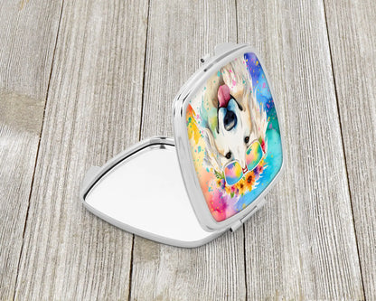 Great Pyrenees Hippie Dawg Compact Mirror