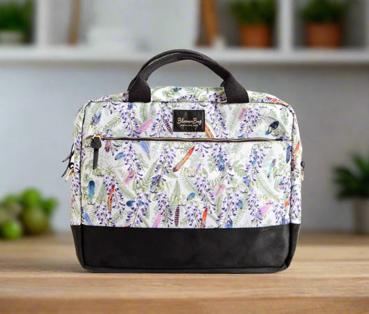 BloominBag Fuzzy Blossom 13 - 14 in Macbook / Laptop Bag