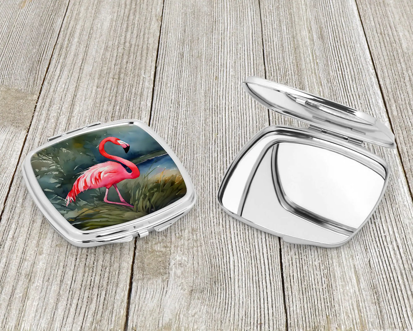 Flamingo Compact Mirror