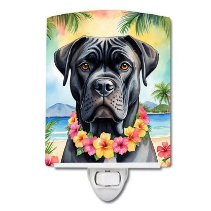 Cane Corso Luau Ceramic Night Light