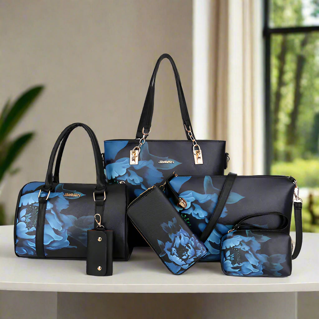 Women's Retro Handbag and Crossbody Purse Set