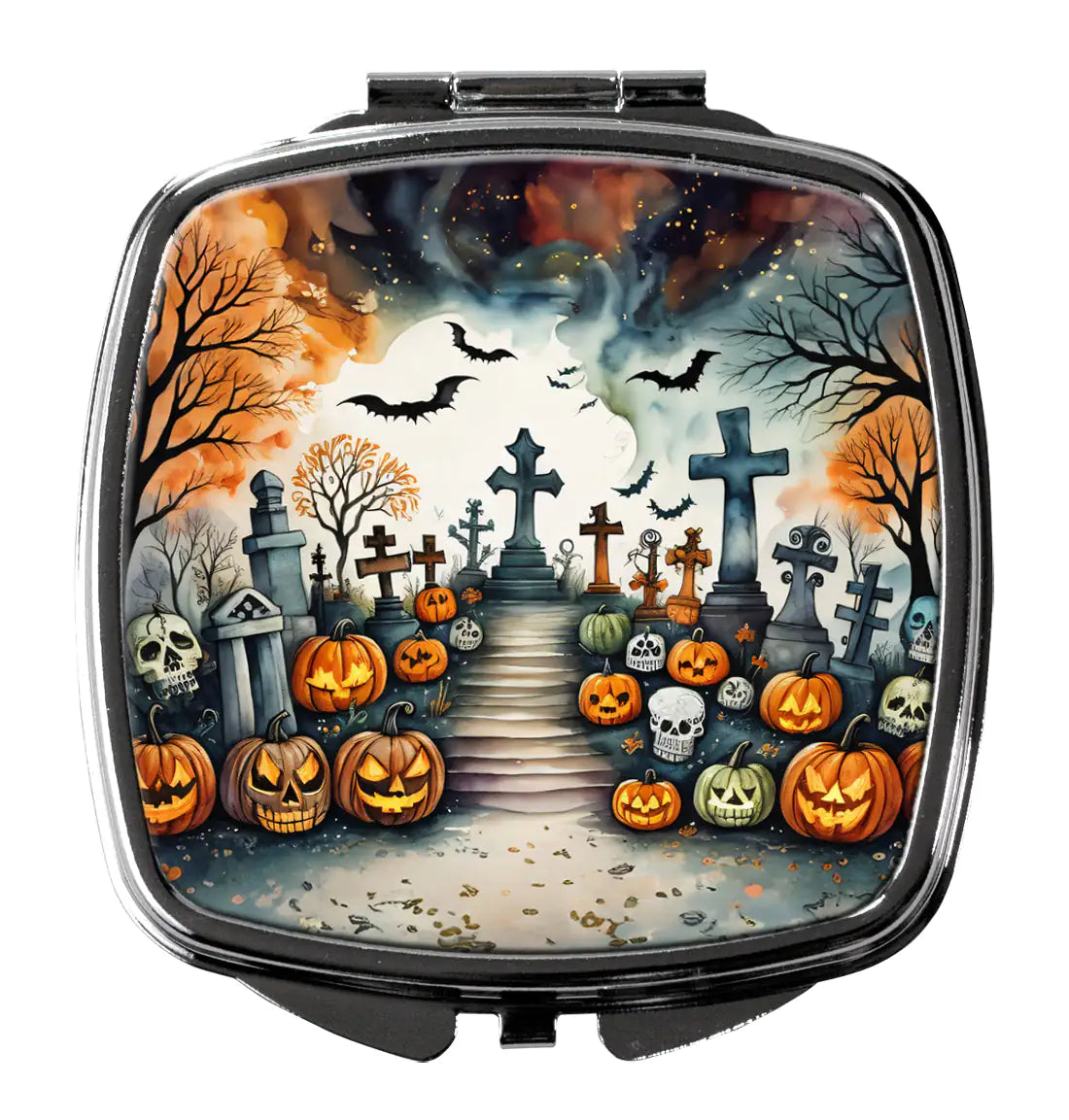 Day of the Dead Spooky Halloween Compact Mirror