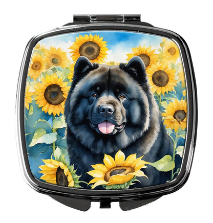 Chow Chow in Sunflowers Compact Mirror