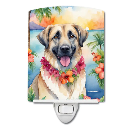 Anatolian Shepherd Luau Ceramic Night Light