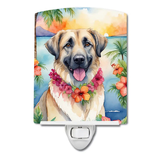 Anatolian Shepherd Luau Ceramic Night Light