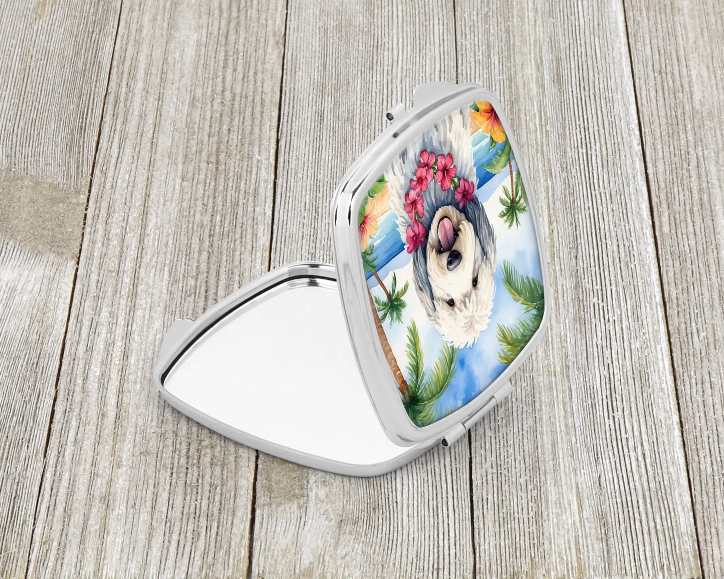 Komondor Luau Compact Mirror