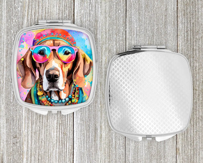 Weimaraner Hippie Dawg Compact Mirror