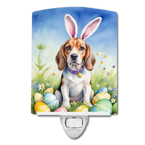Beagle Easter Egg Hunt Ceramic Night Light