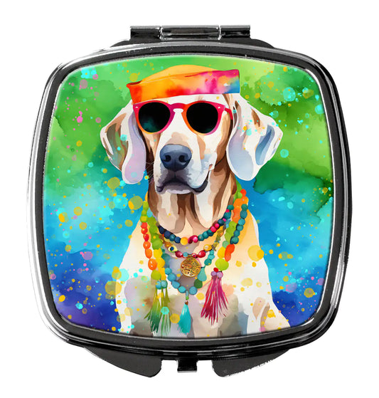Weimaraner Hippie Dawg Compact Mirror