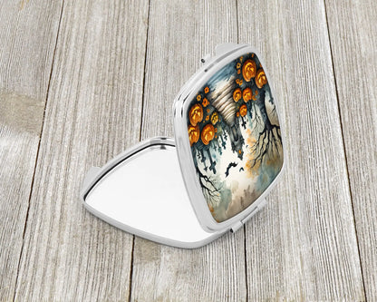 Marigold Spooky Halloween Compact Mirror