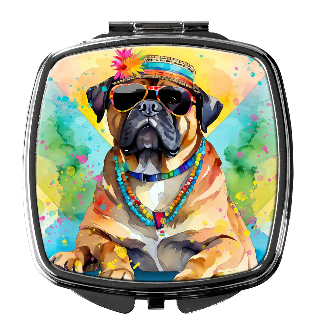 Cane Corso Hippie Dawg Compact Mirror