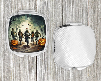 Zombies Spooky Halloween Compact Mirror