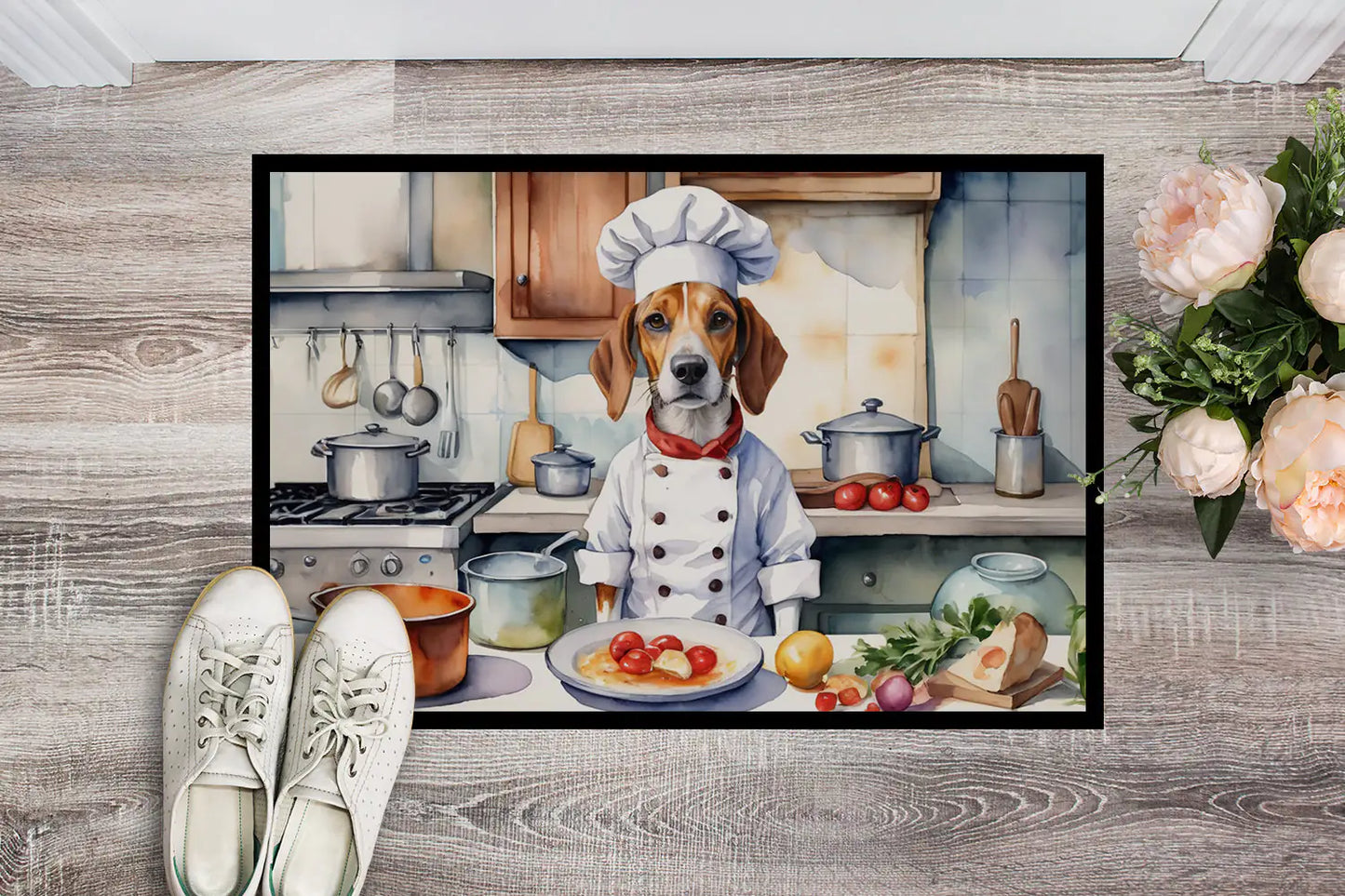 English Foxhound The Chef Doormat